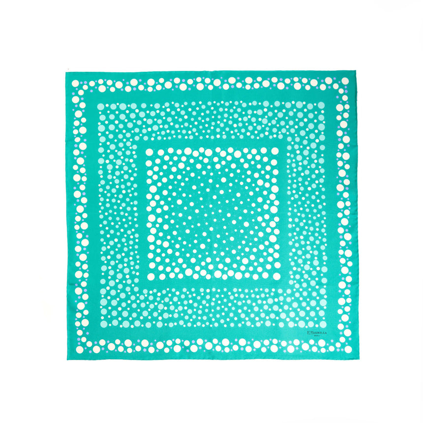 LIGHT GREEN SILK SCARF 65