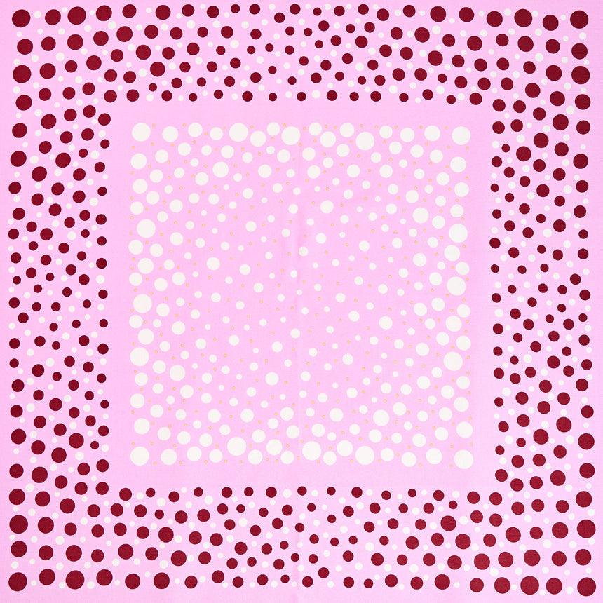 FOULARD IN SETA 65 ROSA