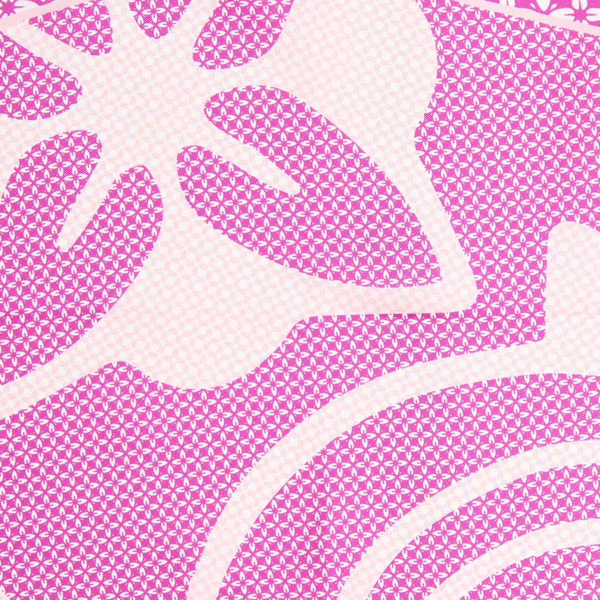 VIOLET SILK DIAMOND SHAPE SCARF