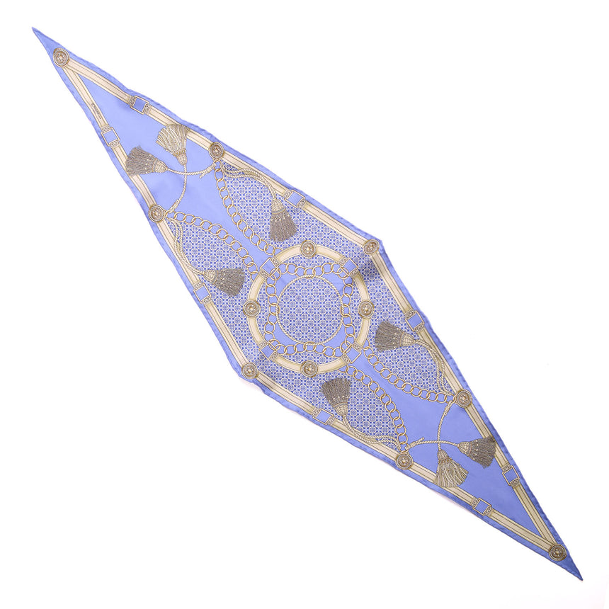 LILAC SILK DIAMOND SHAPE SCARF