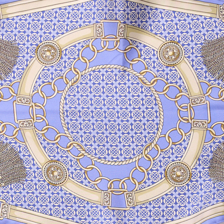 LILAC SILK DIAMOND SHAPE SCARF
