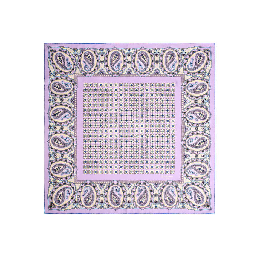 LILAC SILK SCARF 65