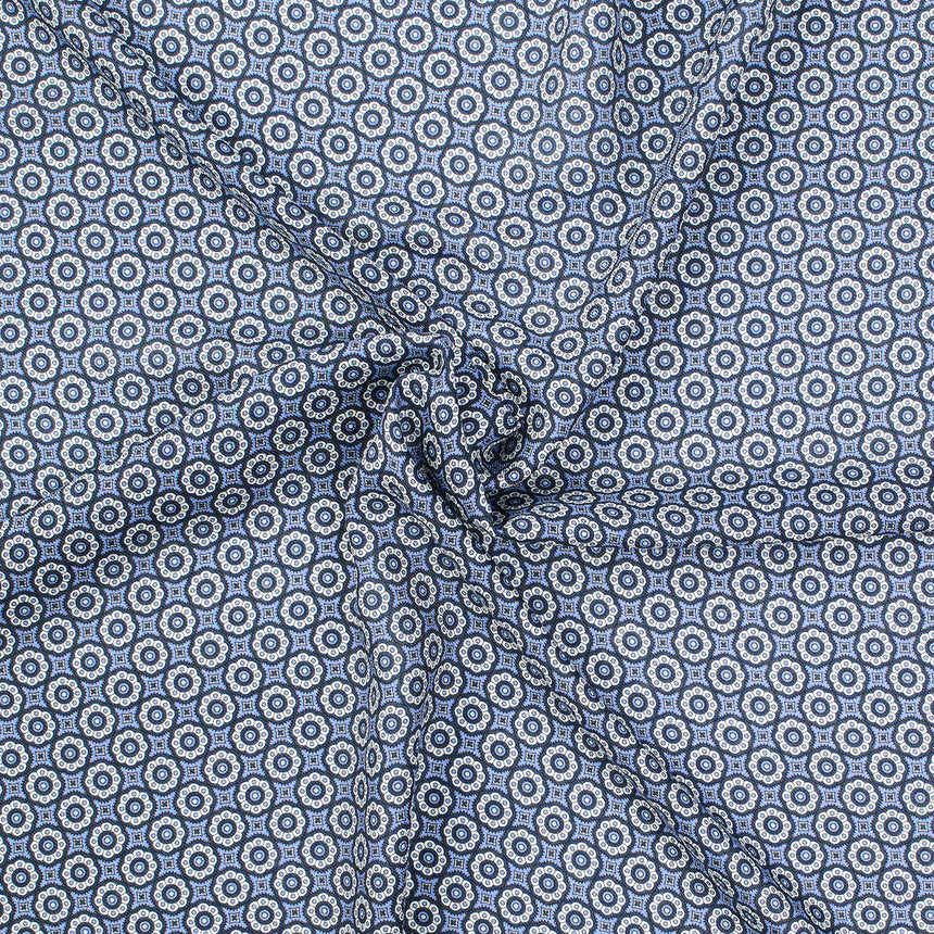 FOULARD IN LANA, CASHMERE E SETA 65 AZZURRO POLVERE