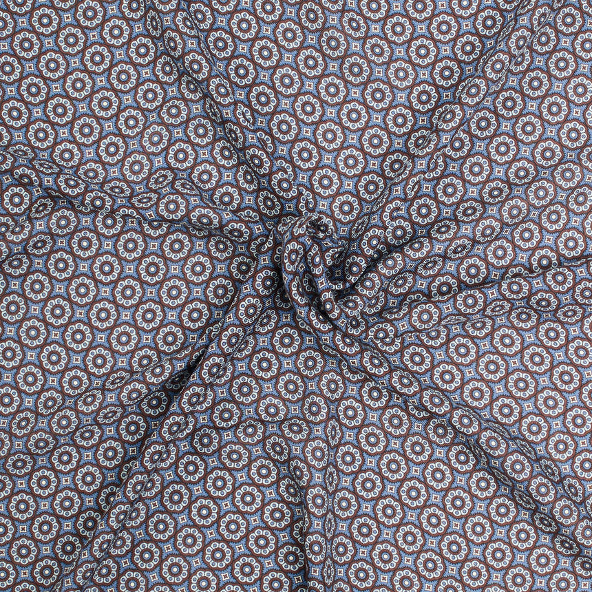 POWDER BLUE WOOL, CASHMERE AND SILK SCARF 65