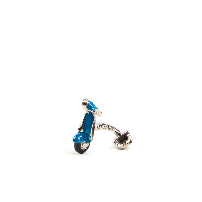 LIGHT BLUE SCOOTER CUFFLINKS