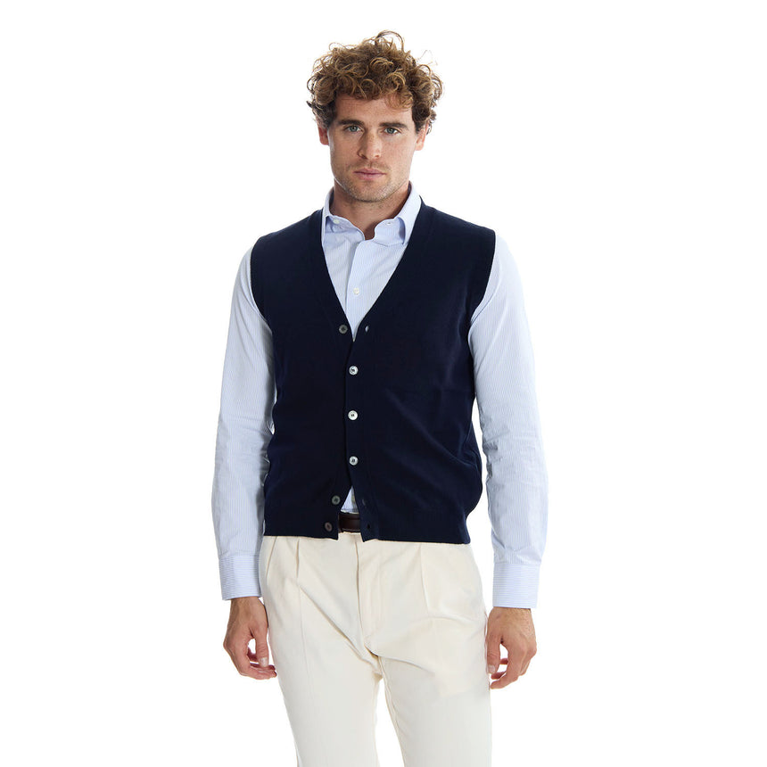 DARK BLUE GILET