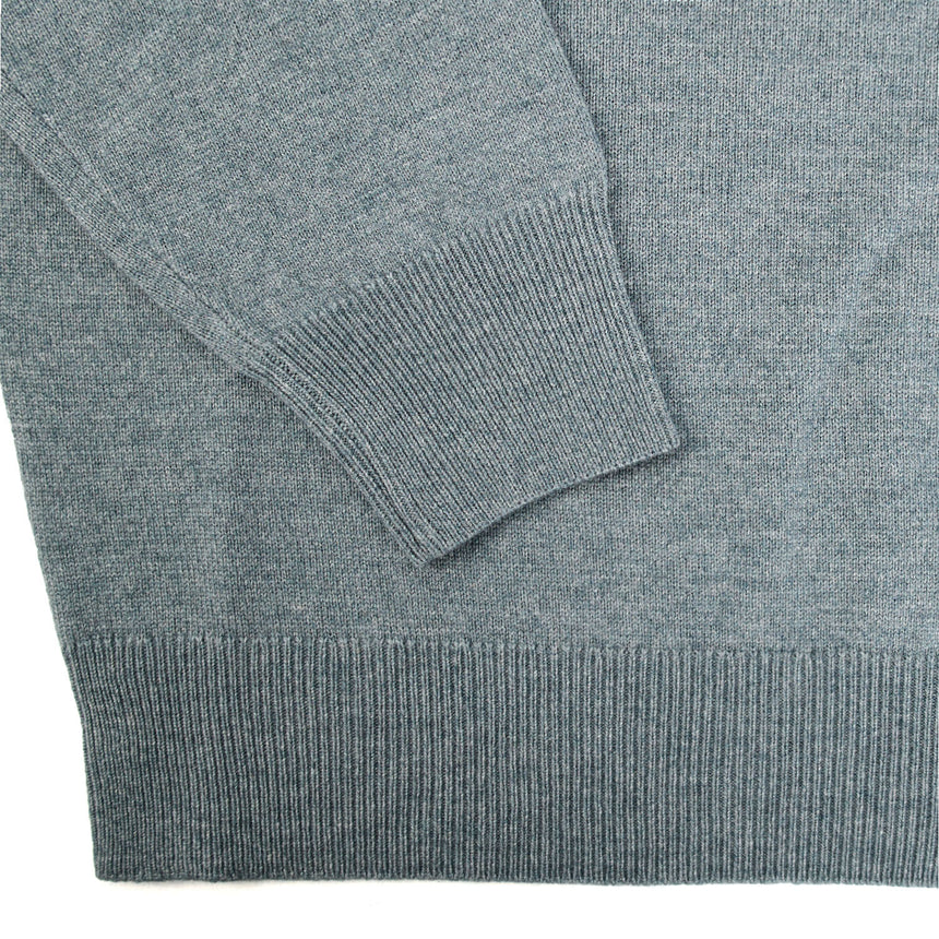 PETROL GREEN CREWNECK SWEATER