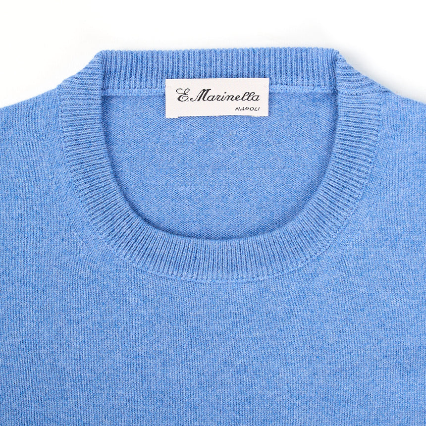 LIGHT BLUE CREWNECK SWEATER