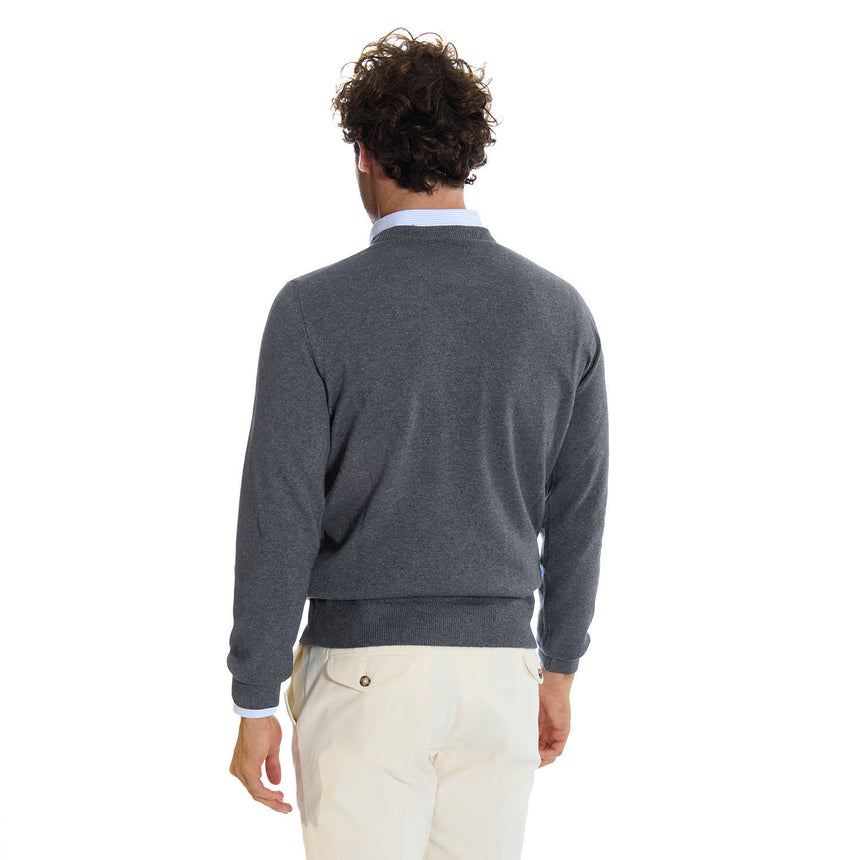 DARK GREY CREWNECK SWEATER