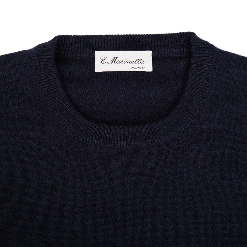 DARK BLUE CREWNECK SWEATER