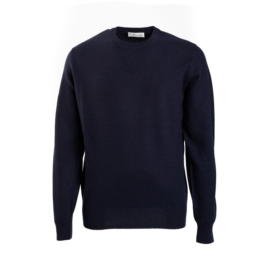 DARK BLUE CREWNECK SWEATER