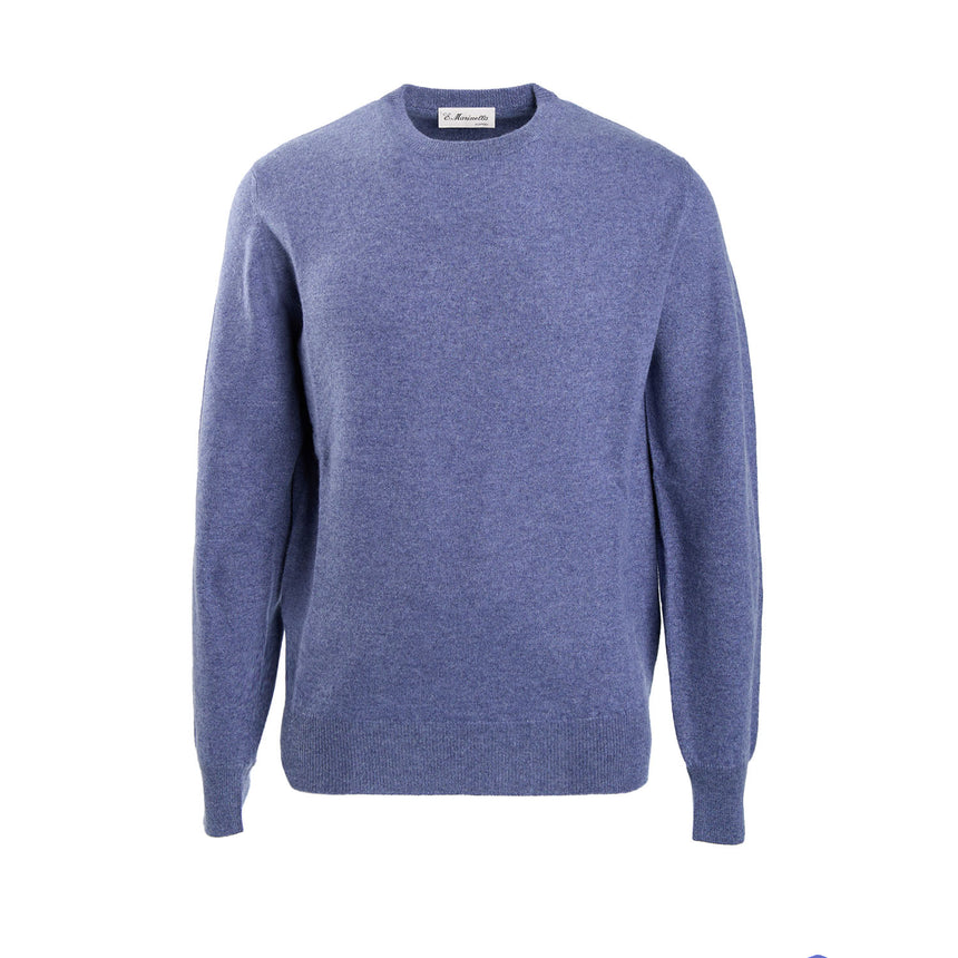 BLUE CREWNECK SWEATER