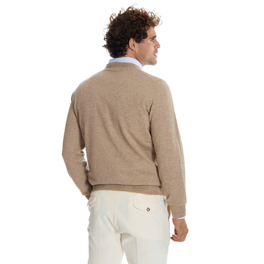 BEIGE CREWNECK SWEATER