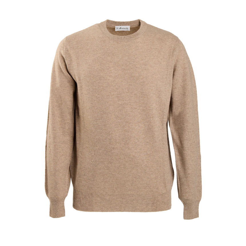 BEIGE CREWNECK SWEATER