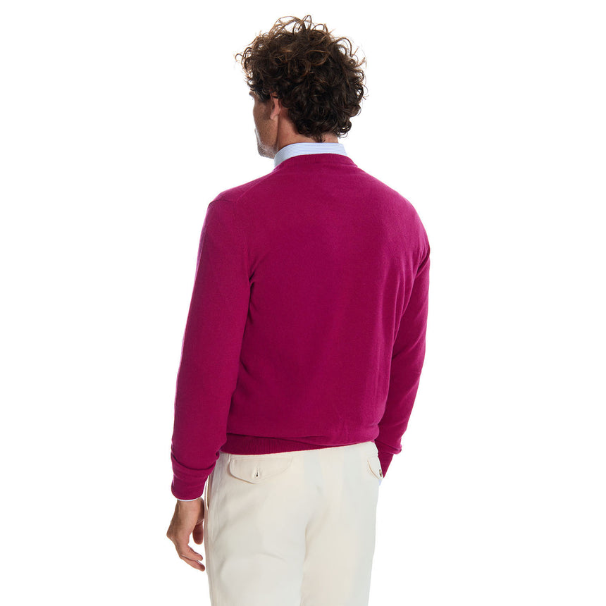 MAGLIONE GIROCOLLO BORDEAUX