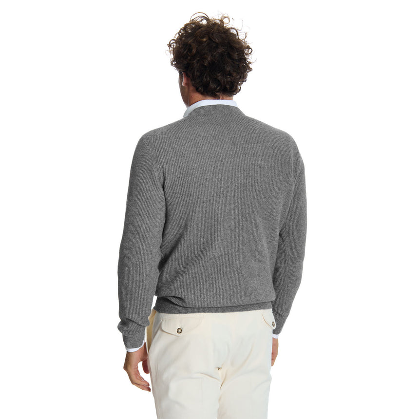 GREY CREWNECK SWEATER