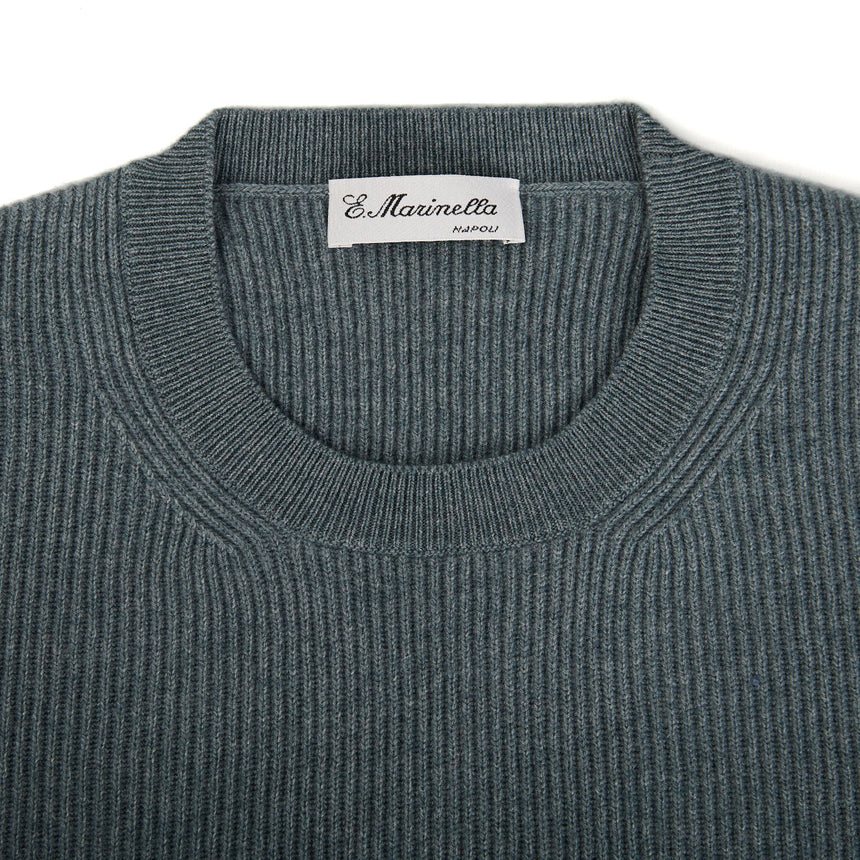 PETROL GREEN CREWNECK SWEATER