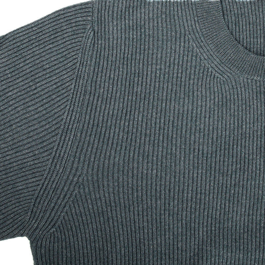 PETROL GREEN CREWNECK SWEATER