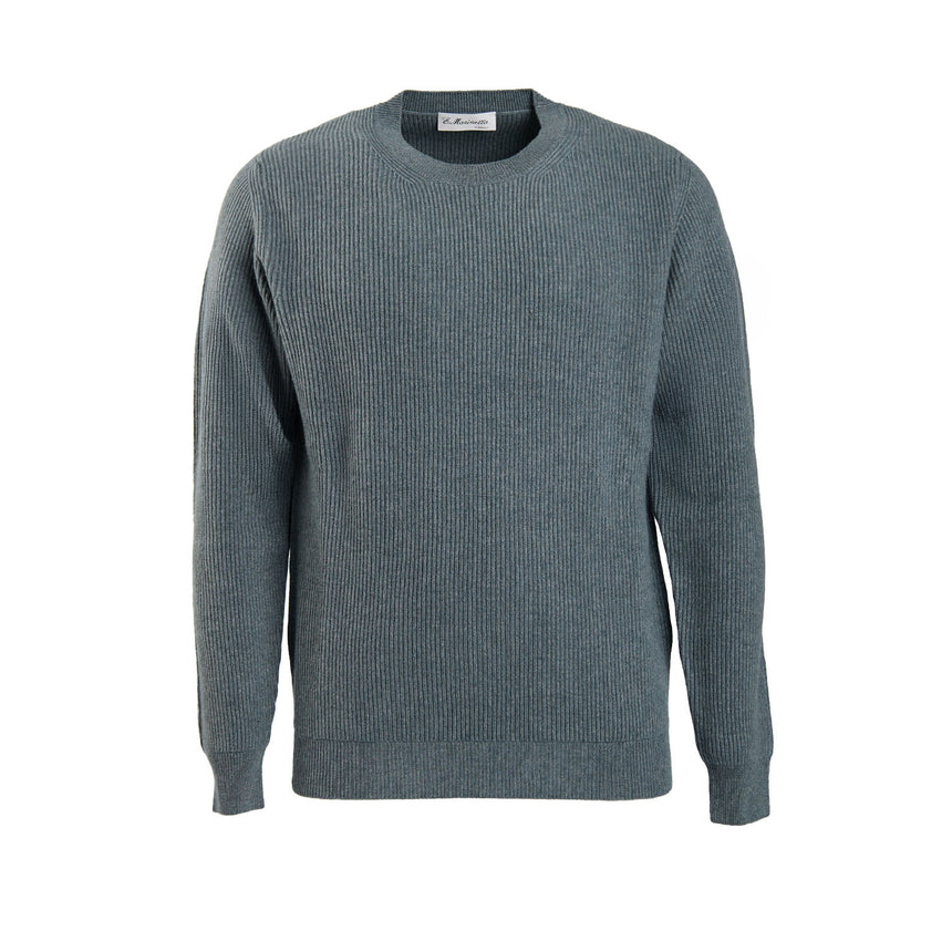 PETROL GREEN CREWNECK SWEATER