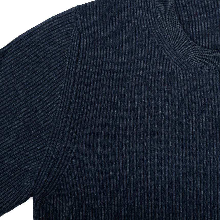 DARK BLUE CREWNECK SWEATER