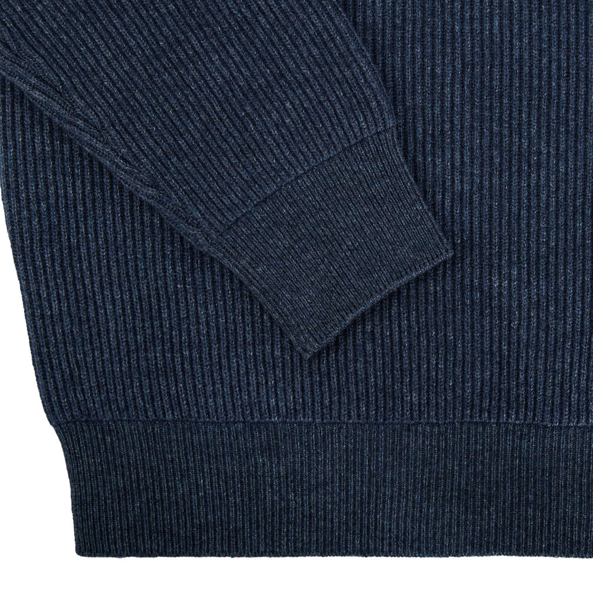 DARK BLUE CREWNECK SWEATER