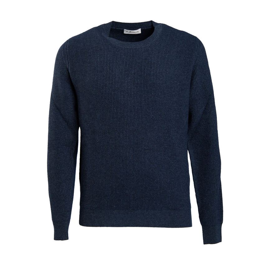 DARK BLUE CREWNECK SWEATER