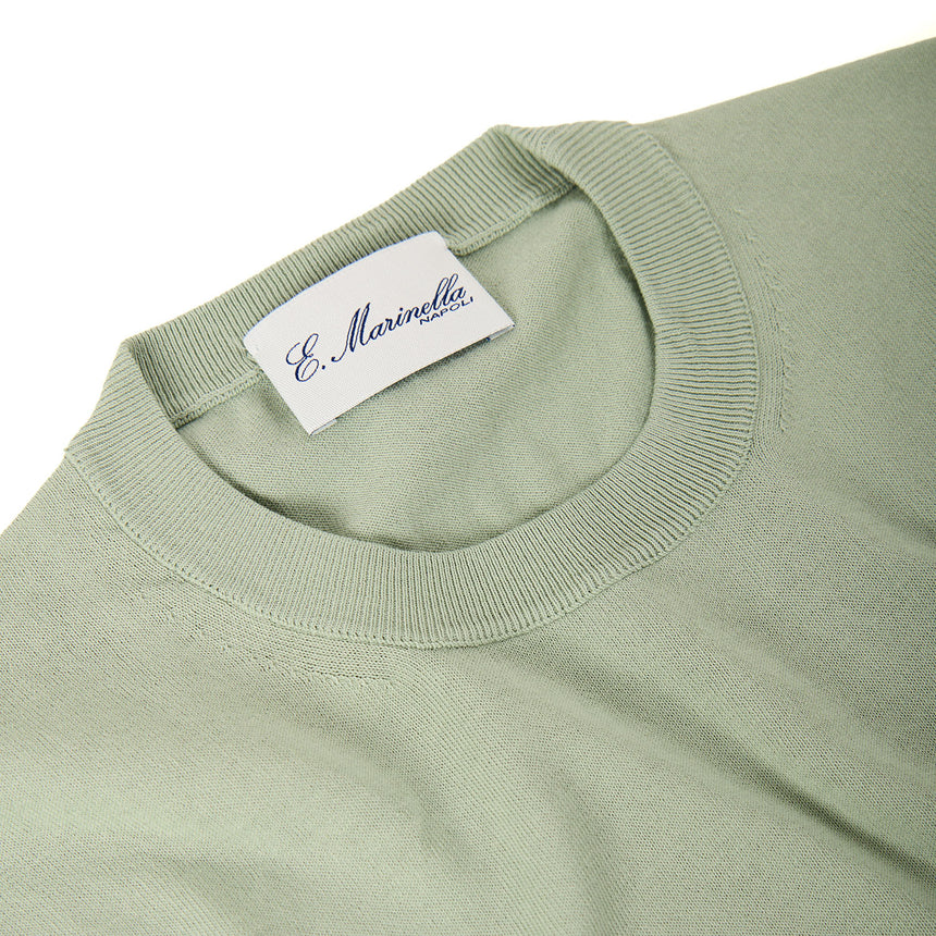 LIGHT GREEN CREWNECK PULLOVER