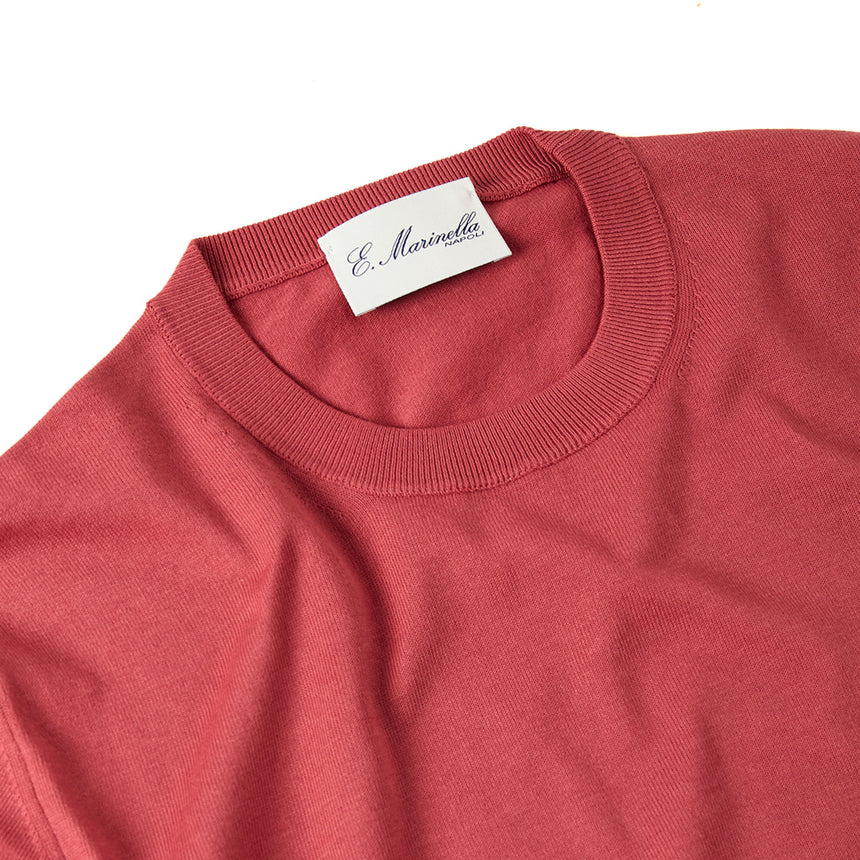 BURGUNDY CREWNECK PULLOVER