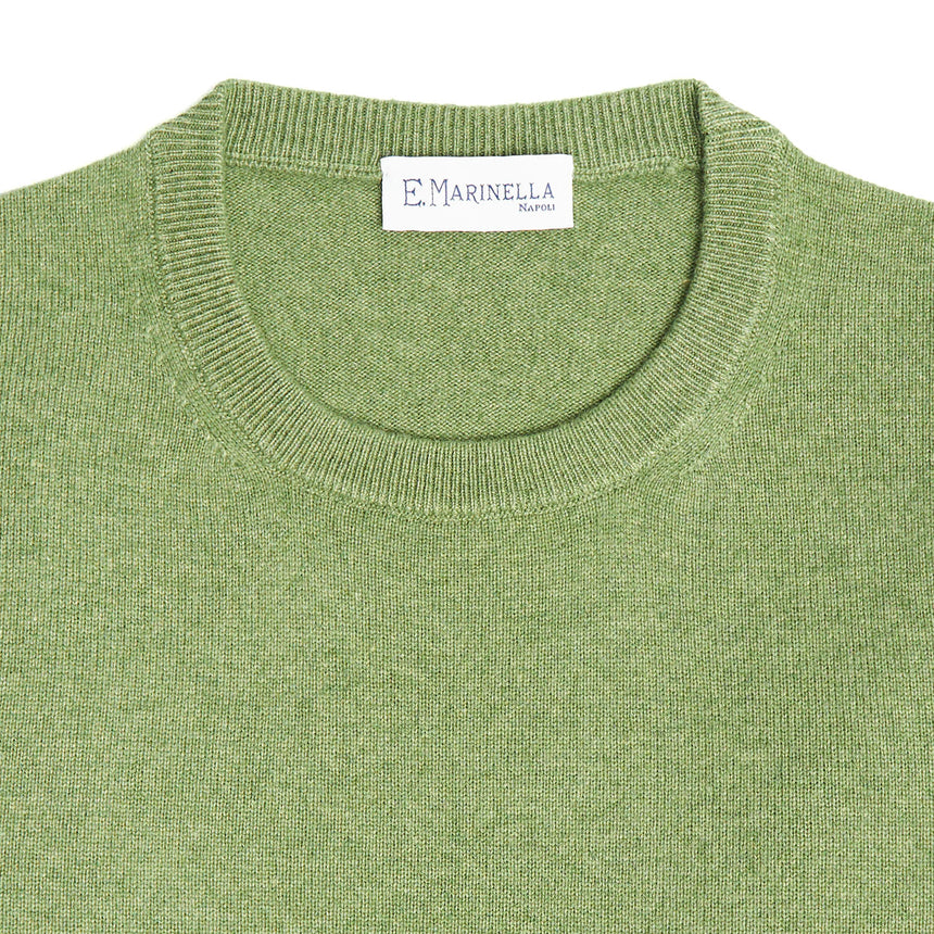 LIGHT GREEN CREWNECK SWEATER