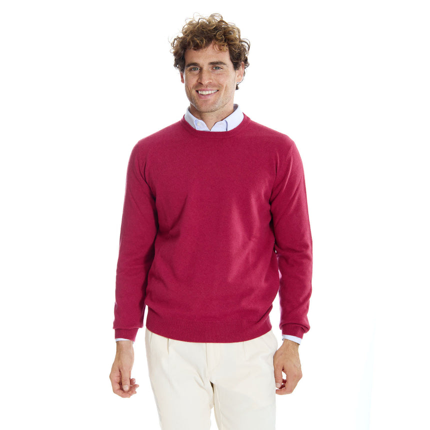 RED CREWNECK SWEATER