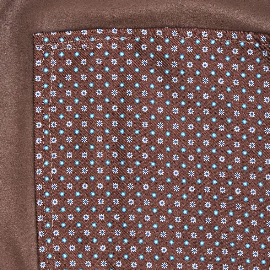 BROWN JACKET IN SUEDE LEATHER