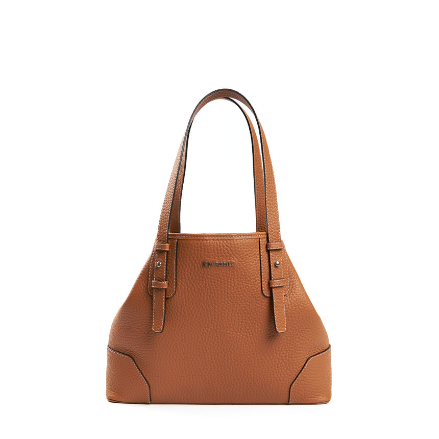 TAN MIDI TOTE BAG