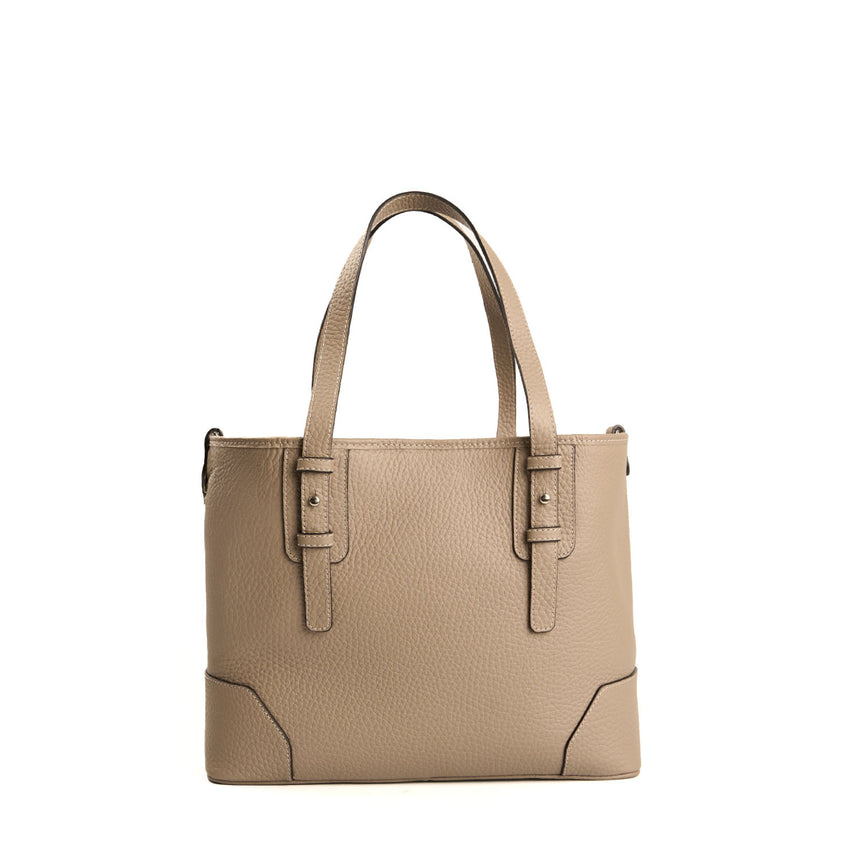 TAUPE MIDI TOTE BAG
