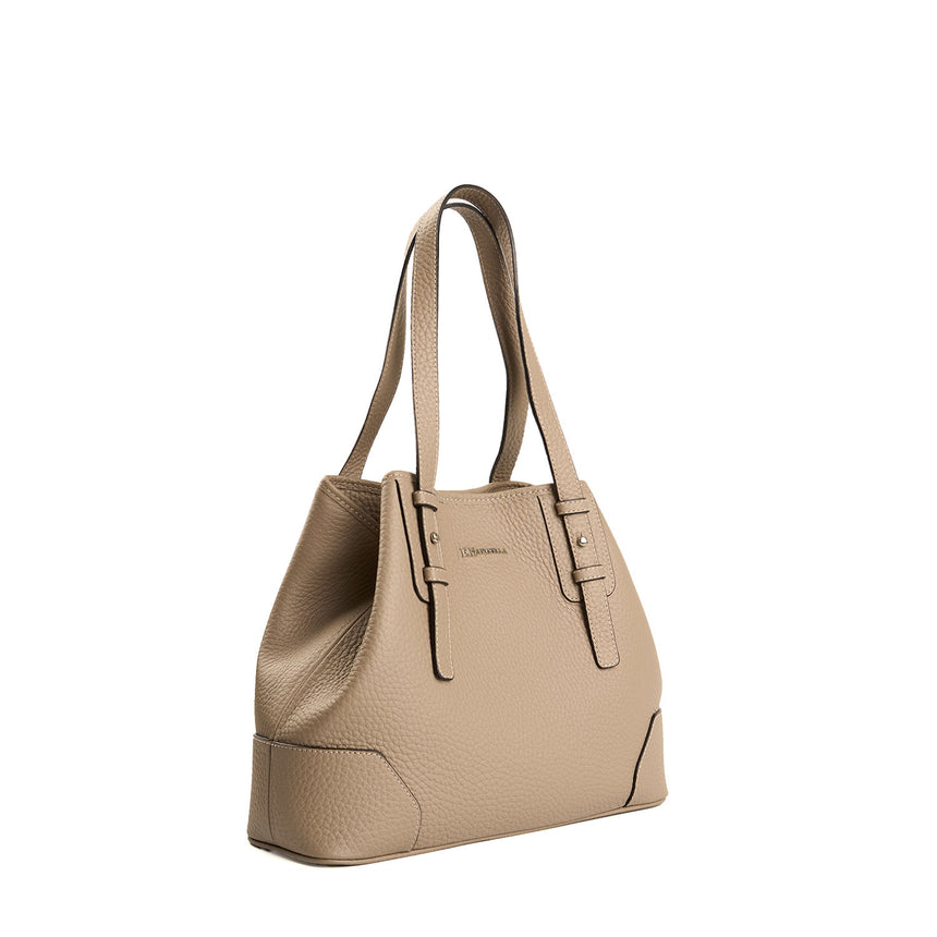 TAUPE MIDI TOTE BAG
