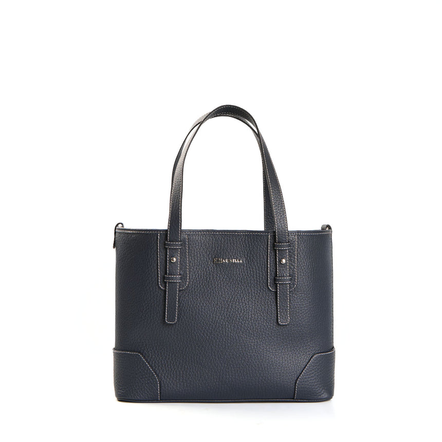 DARK BLUE MIDI TOTE BAG