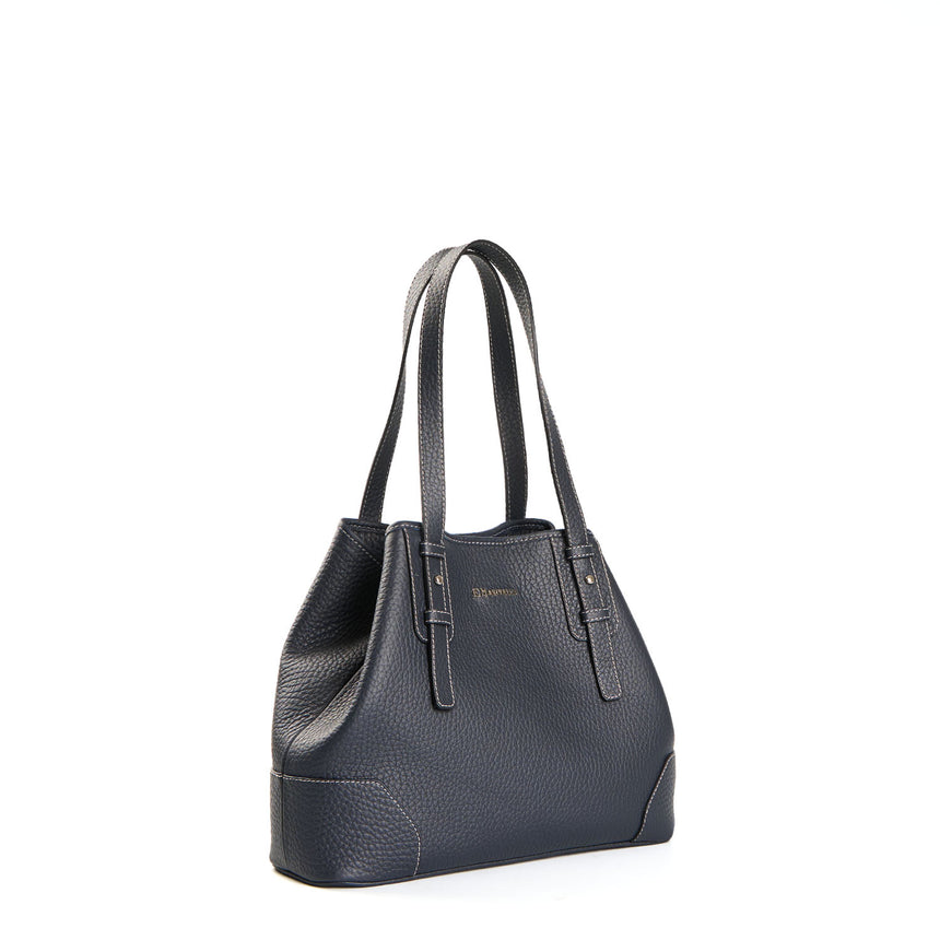 DARK BLUE MIDI TOTE BAG