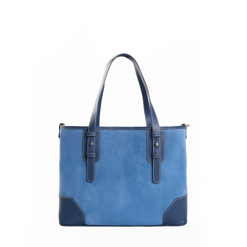 POWDER BLUE MIDI TOTE BAG