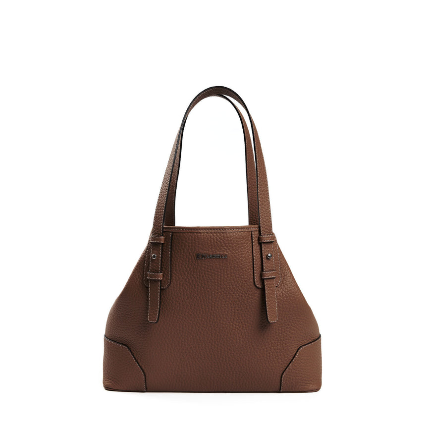 DARK BROWN MIDI TOTE BAG
