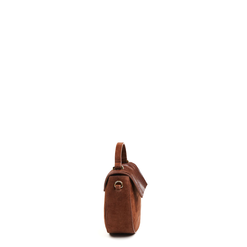 BROWN MINI CLEO BAG