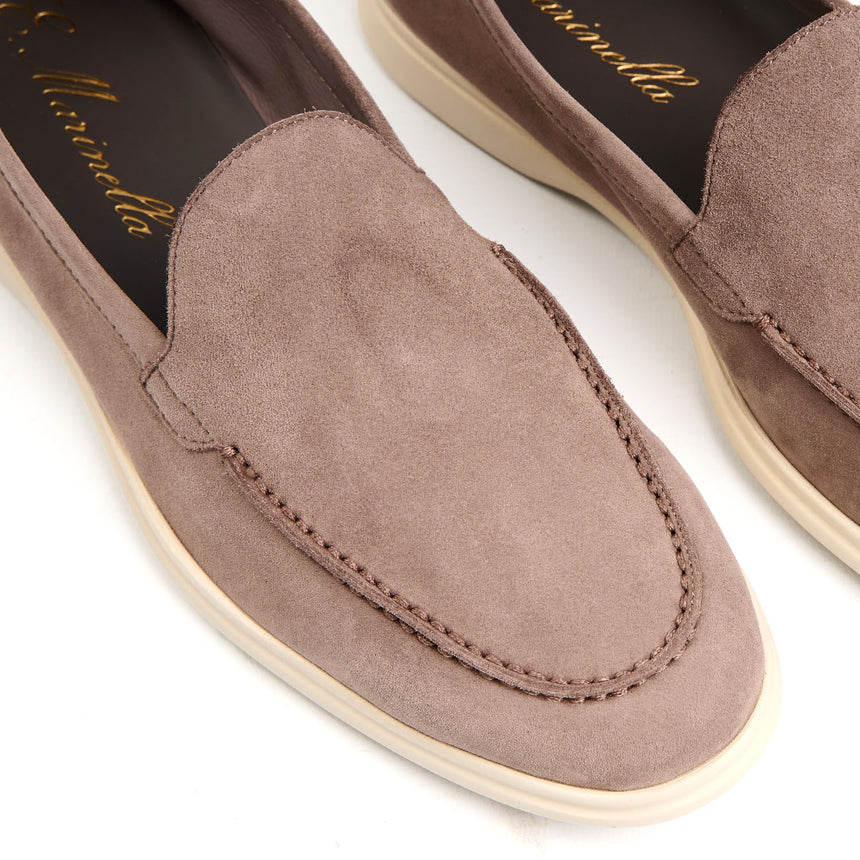 BEIGE UNLINED LOAFER