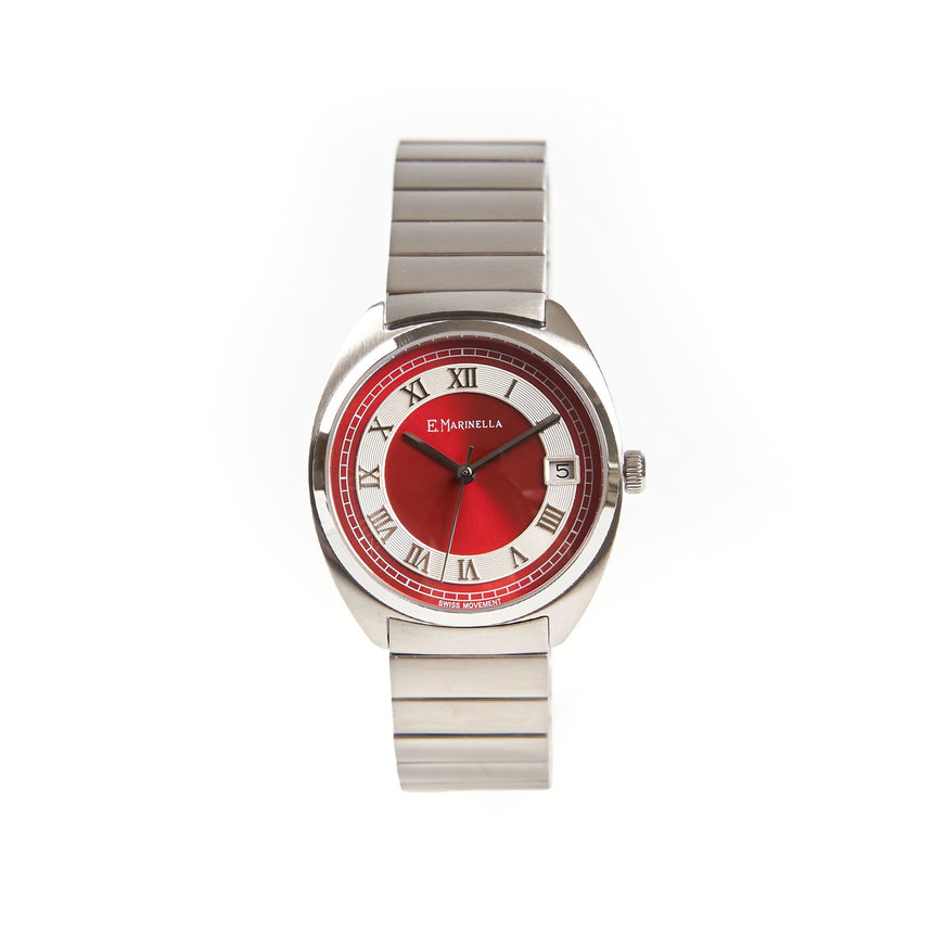 LADIES' RED DIAL WATCH