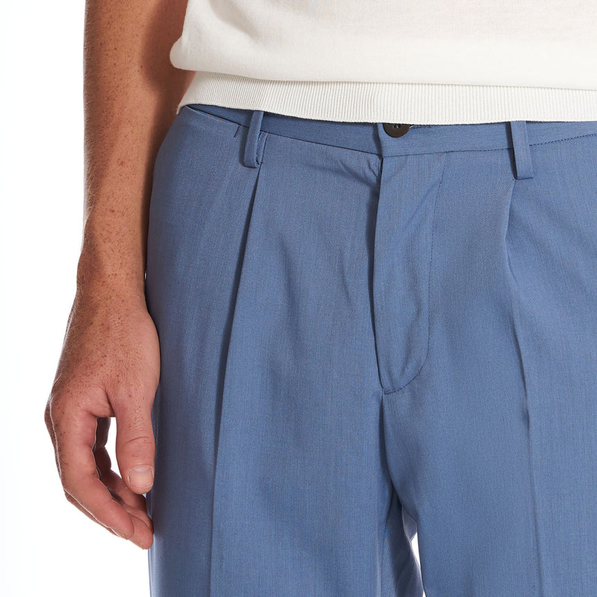 POWDER BLUE CHINO TROUSERS