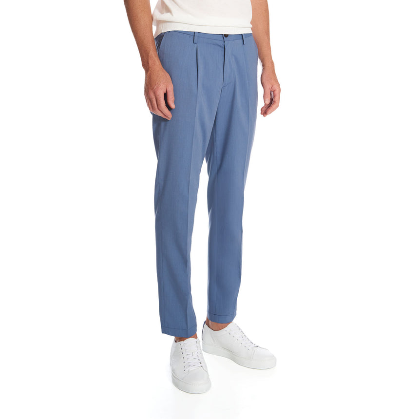 POWDER BLUE CHINO TROUSERS
