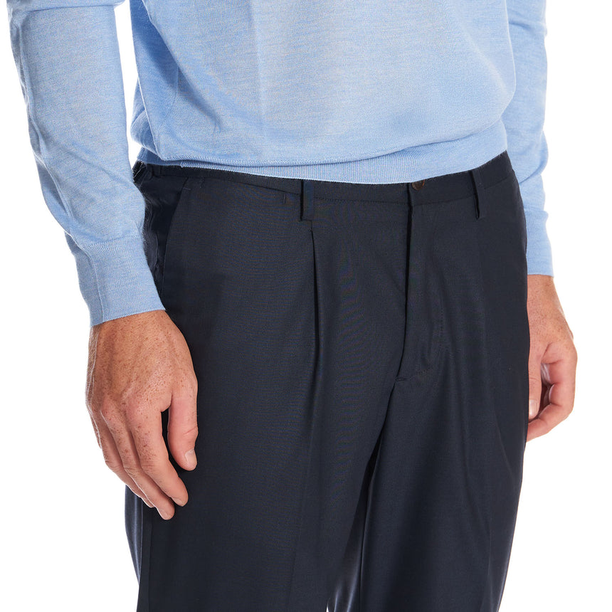 PANTALONI CHINO BLU