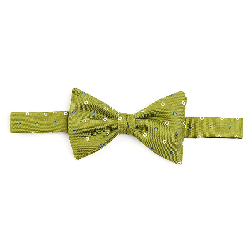 OLIVE GREEN PRE-KNOTTED BOWTIE