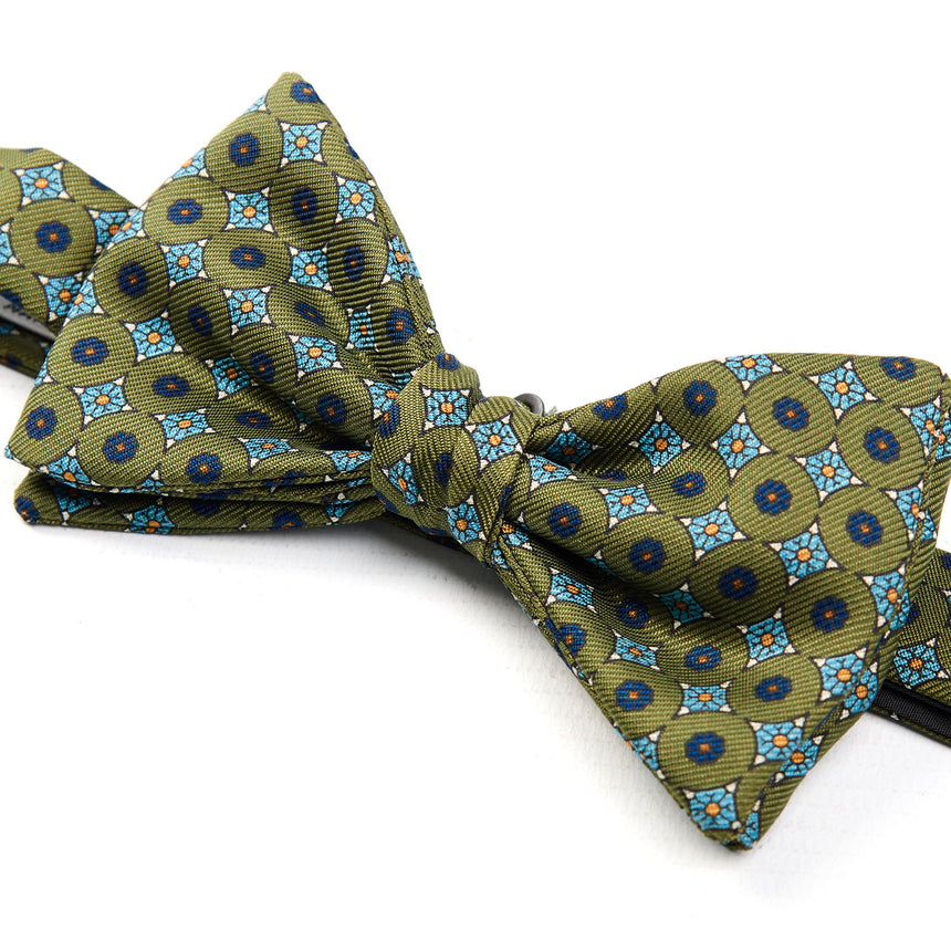 DARK GREEN PRE-KNOTTED BOWTIE