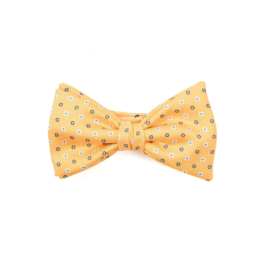 PAPILLON ANNODATO IN SETA GIALLO