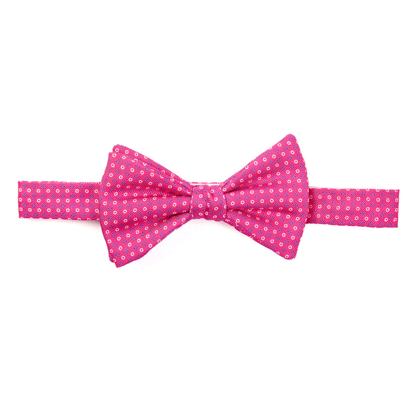 PAPILLON ANNODATO IN SETA FUCSIA