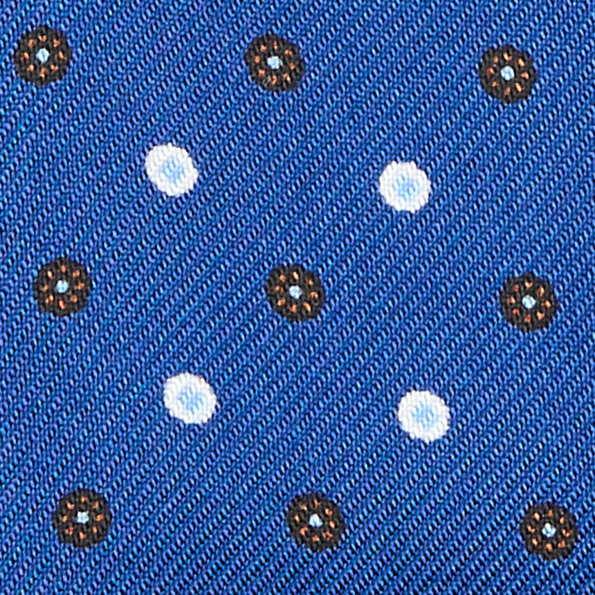 BLUE SILK BOWTIE TO SELF-TIE