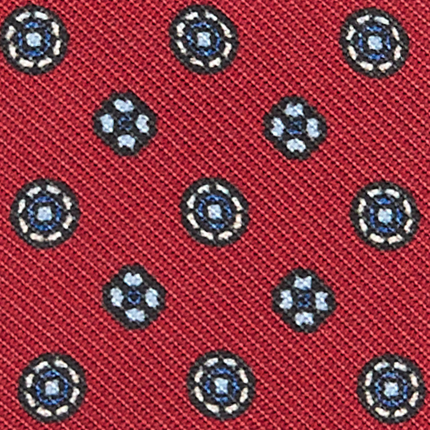 BURGUNDY SILK BOWTIE TO SELF-TIE